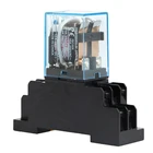 2021 Новое реле LY2NJ 220 В переменного тока 10 А с 8 контактами + основанием розетки