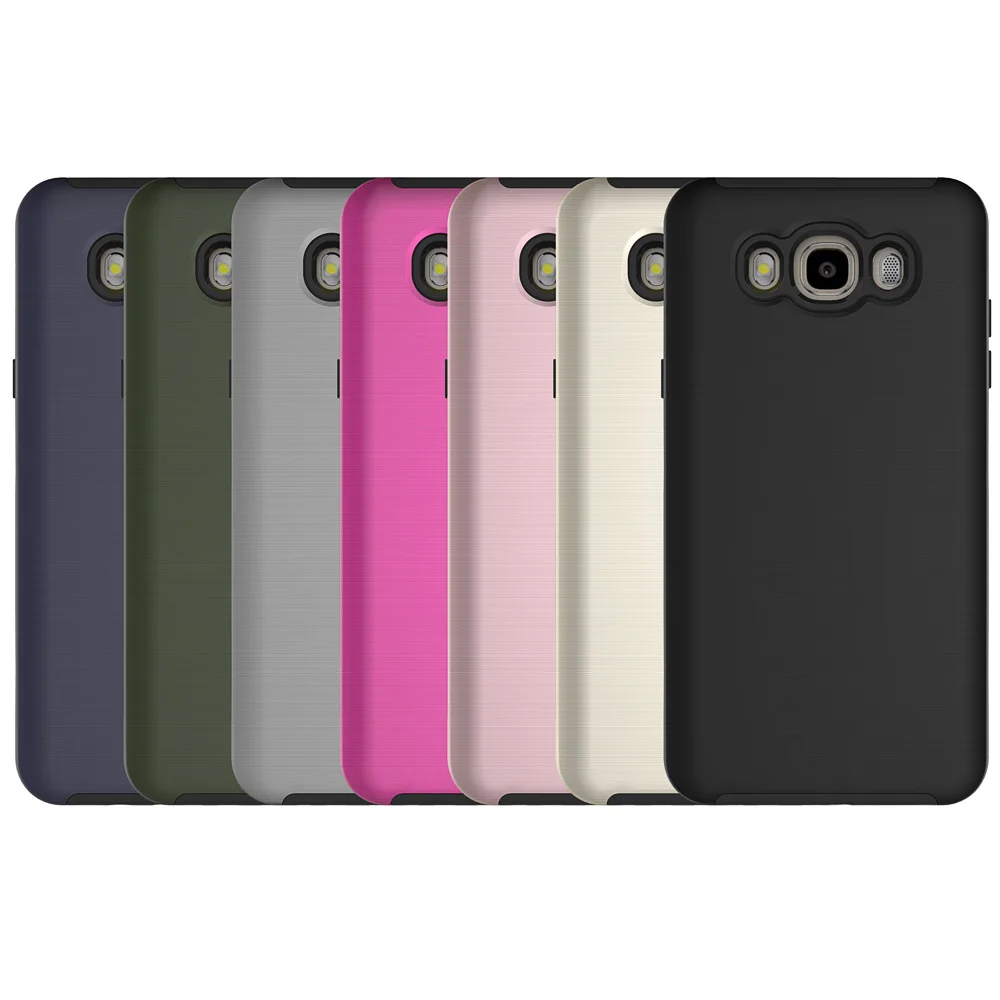 Для samsung Galaxy J7 2016 чехол Роскошные Ultra Slim броня TPU + PC гибрид телефон случаях Капа для