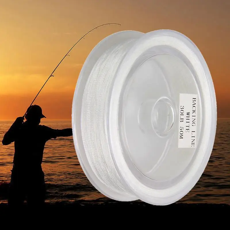 Fly fishing 1 шт. белый/зеленый/красный цвет 50 м леска 30 фунтов плетеная 8 плетений с