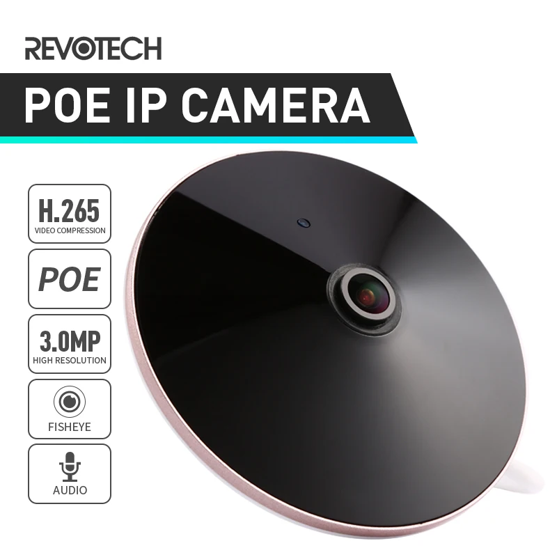 Камера видеонаблюдения H.265 POE HD 3 Мп 1296P/1080P панорамная ночное видение ONVIF|Камеры