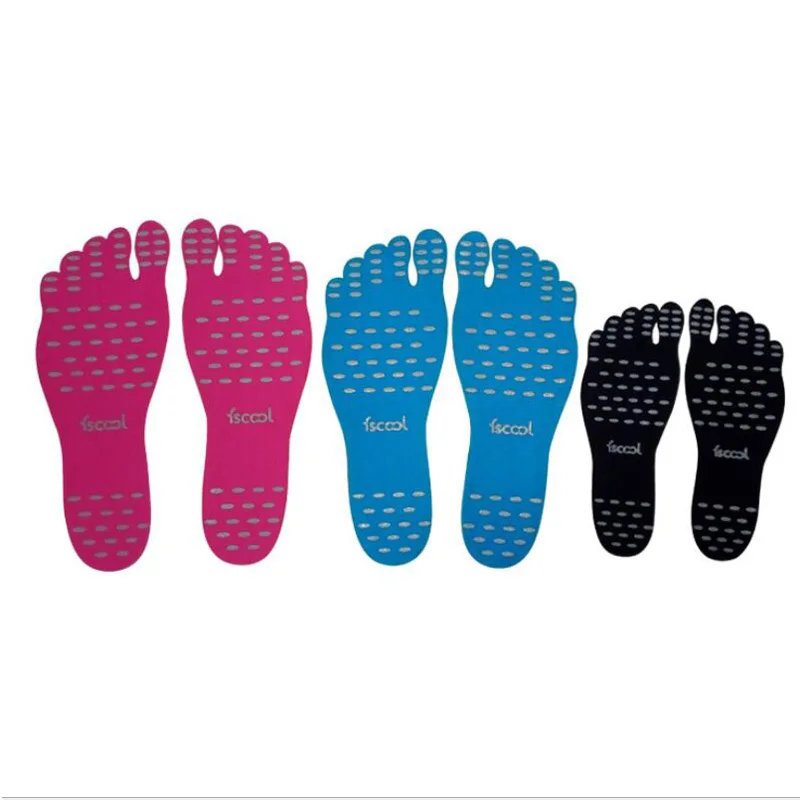 

1 Pair Invisible insole Unisex Beach Anti-scalding Non-slip Foot Patch Non-slip Silicone Point