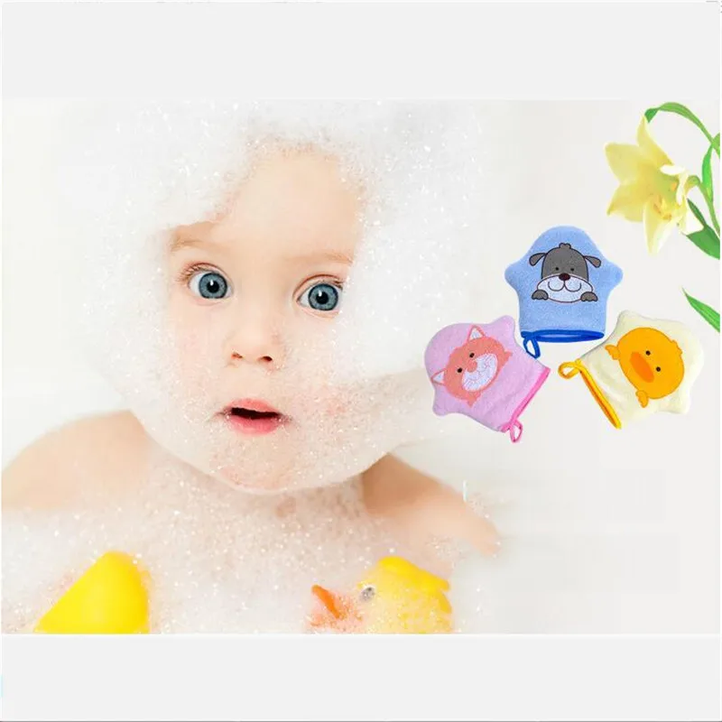 Детская губка для ванны с мультяшным рисунком супер мягкая хлопковая щетка