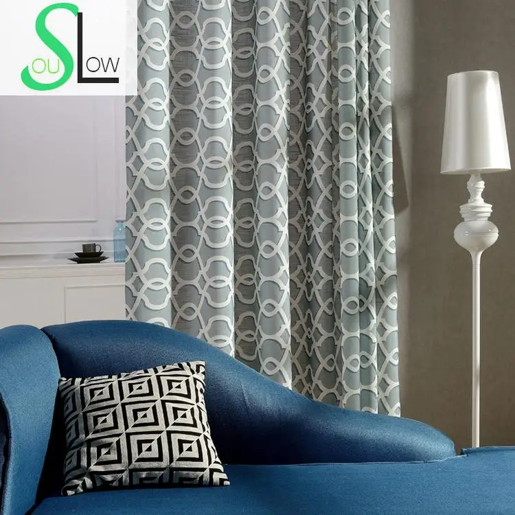 Занавеска из хлопчатобумажной ткани Slow Soul Гардина с французским окошком