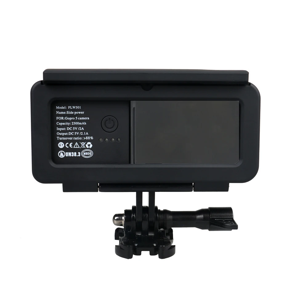 Новинка внешний аккумулятор 2300 мАч с камерой чехол боковой Пауэр банк рамкой для