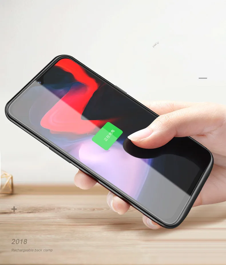 4700 мА/ч чехол для OnePlus 6 T, чехол для зарядного устройства, Внешнее зарядное устройство, внешний аккумулятор, зарядный чехол для телефона, чехол