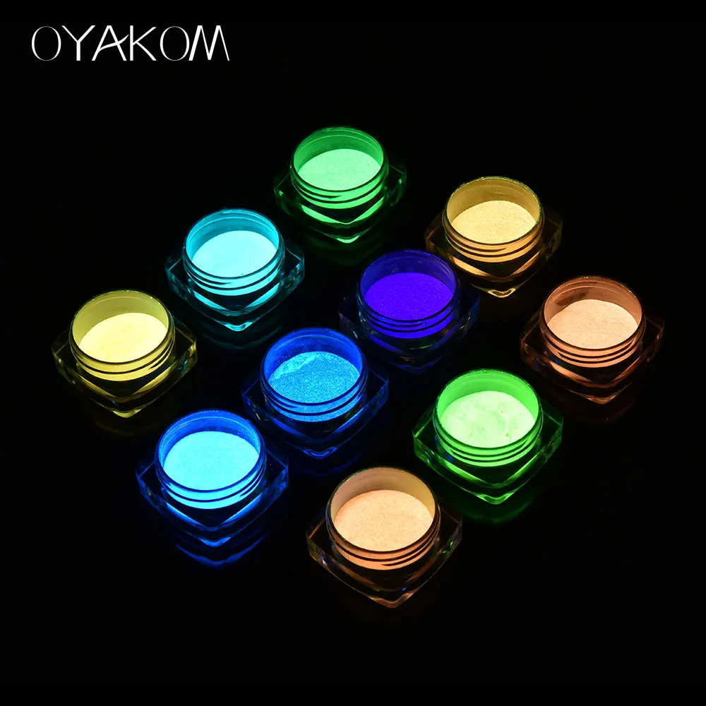 OYAKOM 1 шт./кор. набор блесток для ногтей косметическая пудра Световой Блеск