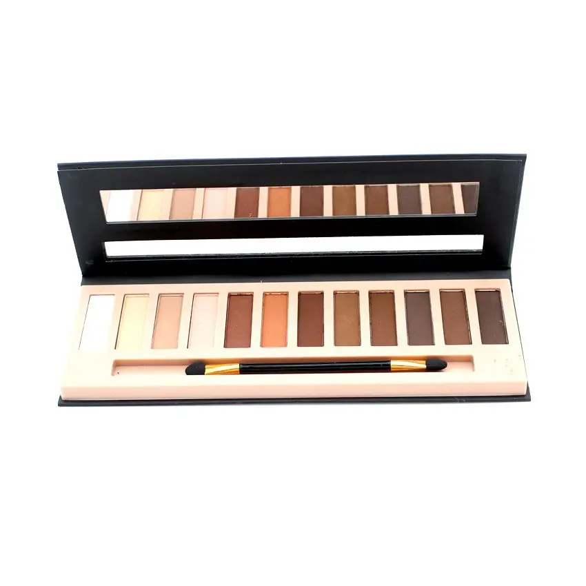 Pro 12 Colors Shimmer Or Matte Eyeshadow Makeup Palette Long Lasting Eye Shadow Natural Nude Cosmetics With Brush |