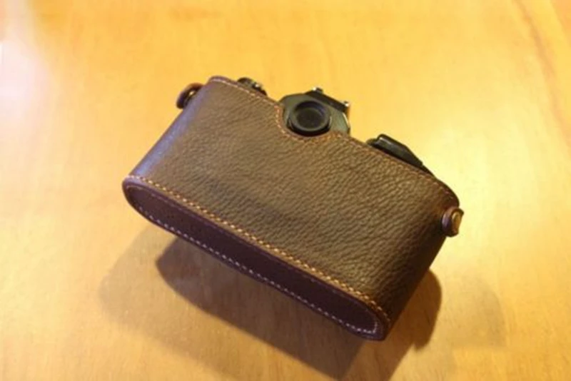 Ручная работа, натуральная кожа сумка из натуральной кожи чехол для NIKON FM2 FM3a FE2 камеры. Пожалуйста, оставьте сообщение, сообщите мне, нужны модели