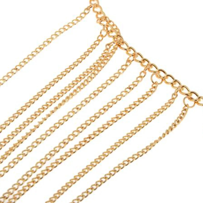 Женский ободок с кисточками PINKSEE богемный боковой волнистой цепью свадебные