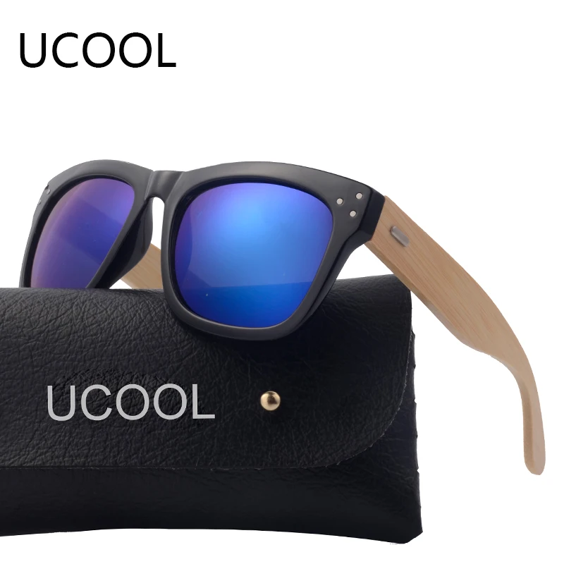 Ucool Винтаж бамбук нога Солнцезащитные очки для женщин Для классический Брендовая
