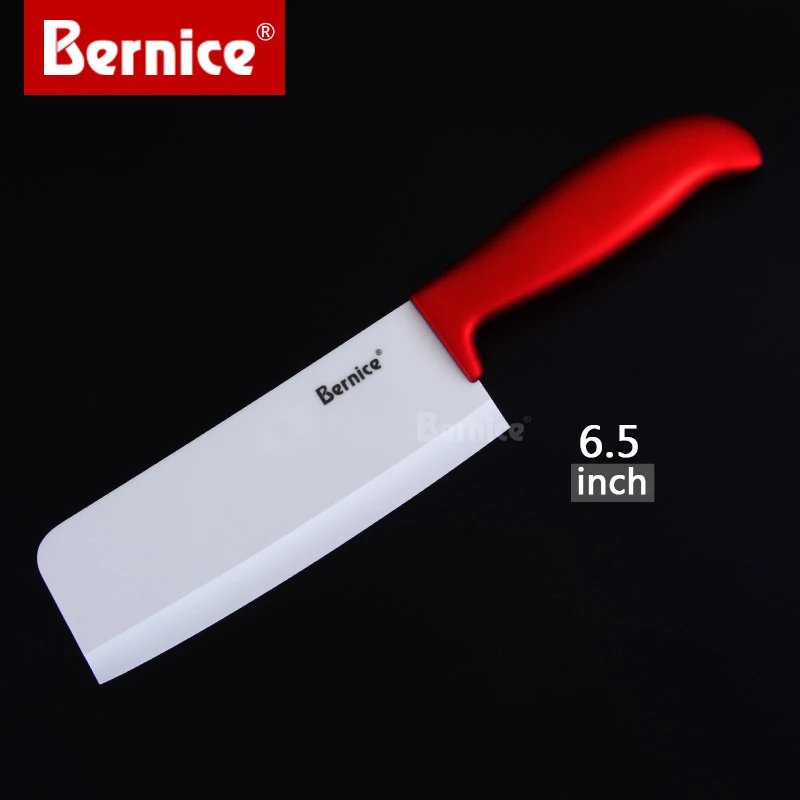 white blade red Высокое качество 6,5 дюймов Керамический кухонный нож шеф-повара инструменты для приготовления пищи нож для нарезки - Цвет: white blade red