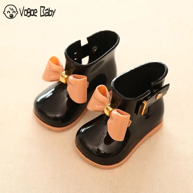 Резиновые сапоги для маленьких девочек непромокаемая обувь детей милая