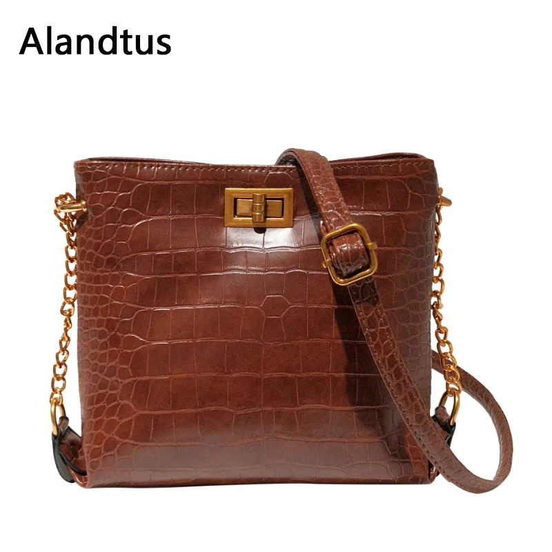 Alandtus сумка для женщин 2019 новая через плечо универсальная с пропиткой пакет sac