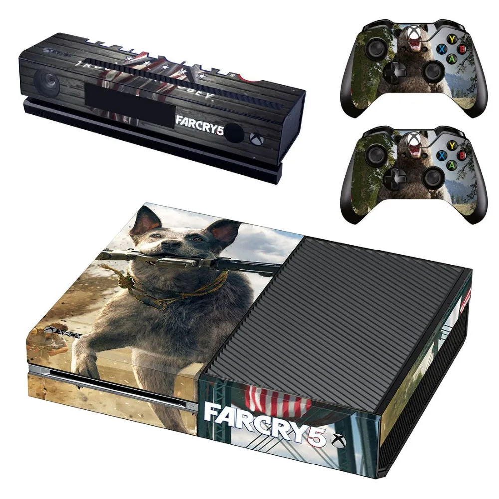 Far Cry 5 Skins наклейка s для Xbox One игры виниловые наклейки для кожи наклейка консоль контроллер Защитная крышка новое поступление