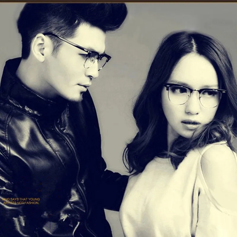 

Chashma Brand Classic Italy Design Women and Men Eyewear Half Frame Optical Glasses for Prescription and Decoration