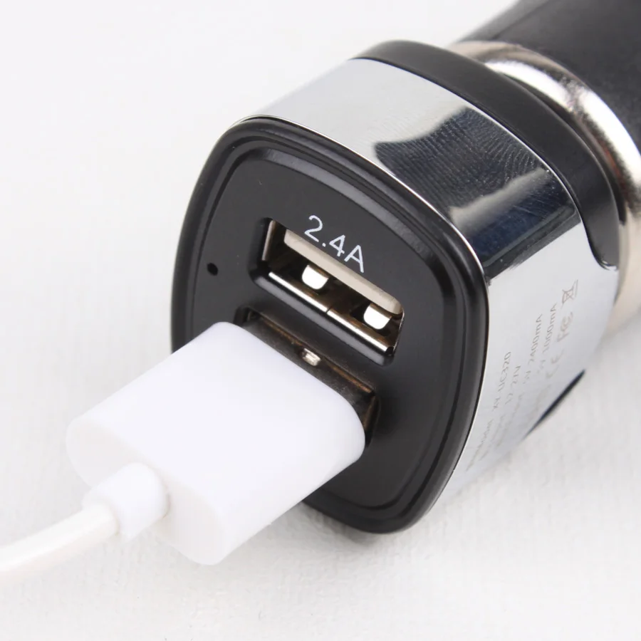 Двойной USB Автомобильное зарядное устройство смартфон планшет наружное с