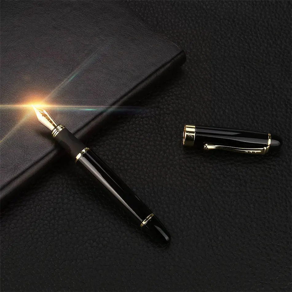 JIN HAO матовая роскошная черная Авторучка JinHao X750 0 5 мм дополнительный тонкий