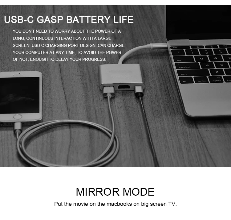 USB-C usb адаптер цифровой AV многопортовый адаптер type C к HDMI USB 3,0 кабель для зарядки адаптер USB-C 3,1 конвертер для Macbook
