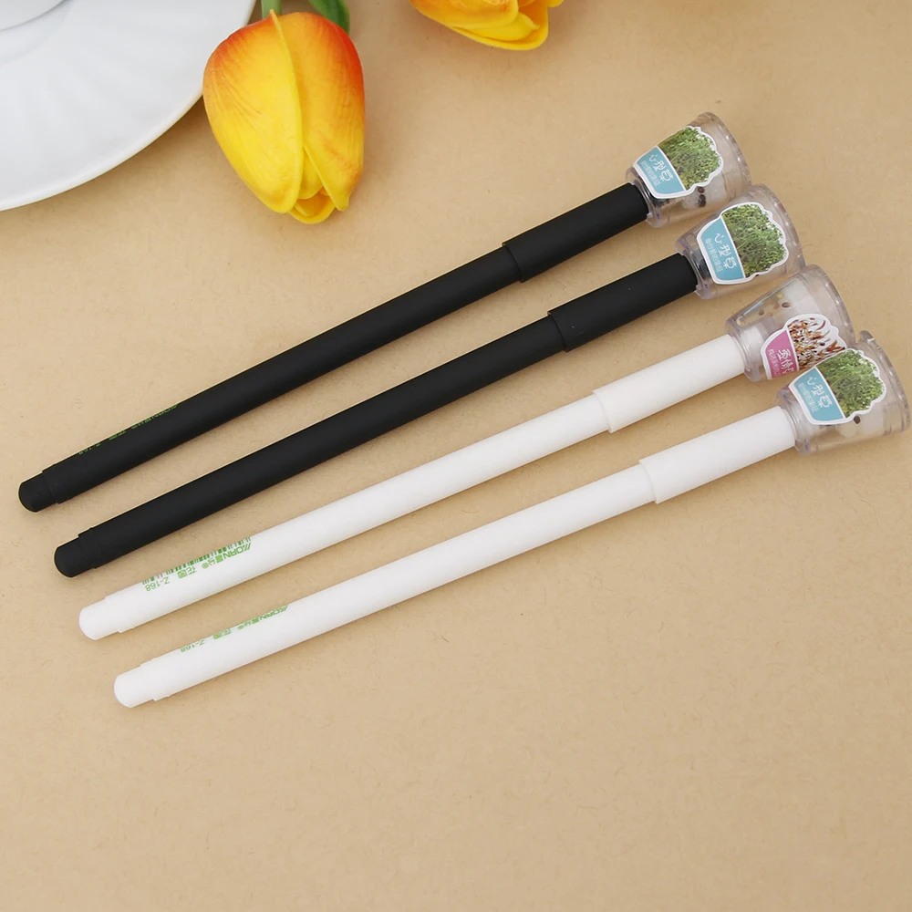 

Creative Cultivate Plant Gel Pen 0.5mm Black Ink Garden Grow Grass Pen Office Stationery Children Lovers Gifts Awards Writing