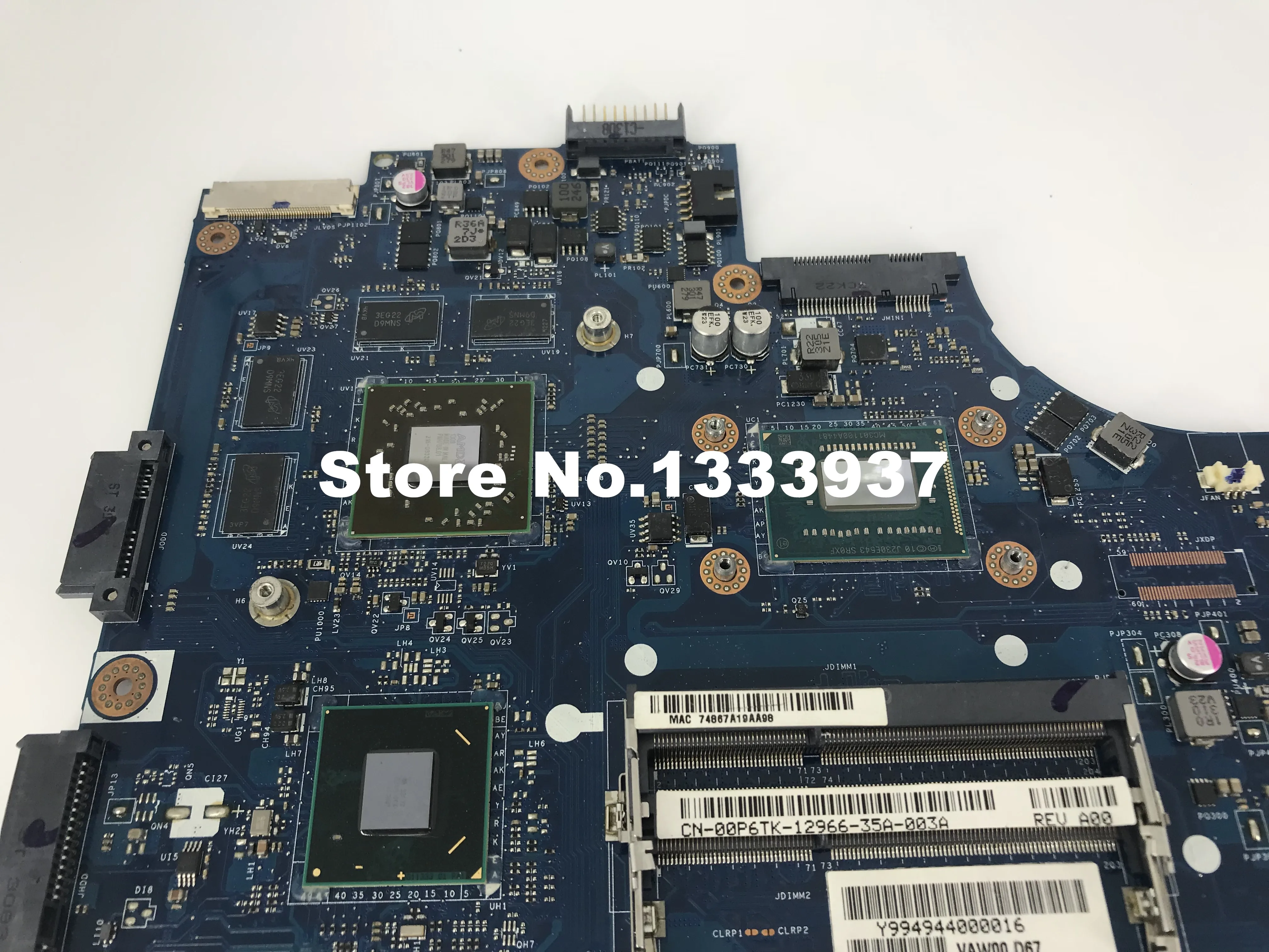 Материнская плата для ноутбука Dell Inspiron 15 3521 материнская i3 3227U 1 9 ГГц DDR3 ГБ 00P6TK 0P6TK