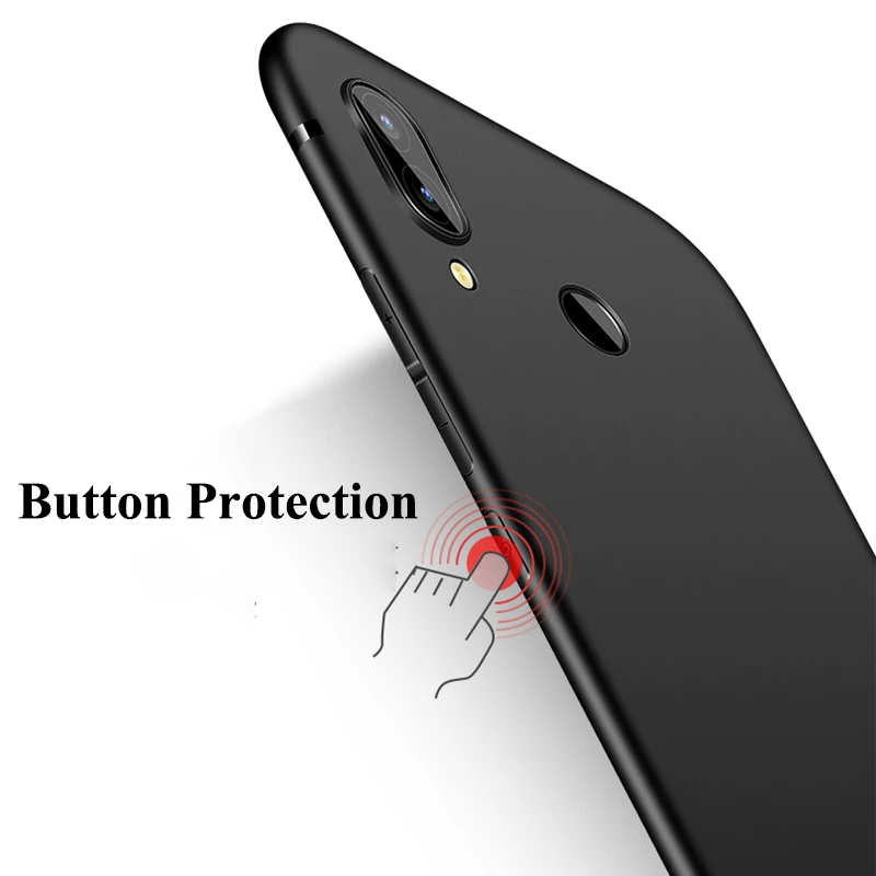 Matte Soft Silicone TPU Case For Huawei P20 Lite nova 3e back Cover protective p20lite black Pro Cases |