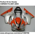 Мотоцикл обтекатель комплект для Honda CBR 600 F4i 2001 2002 2003 красно-черные Обтекатели CBR600 F4i 01 02 03 CV27