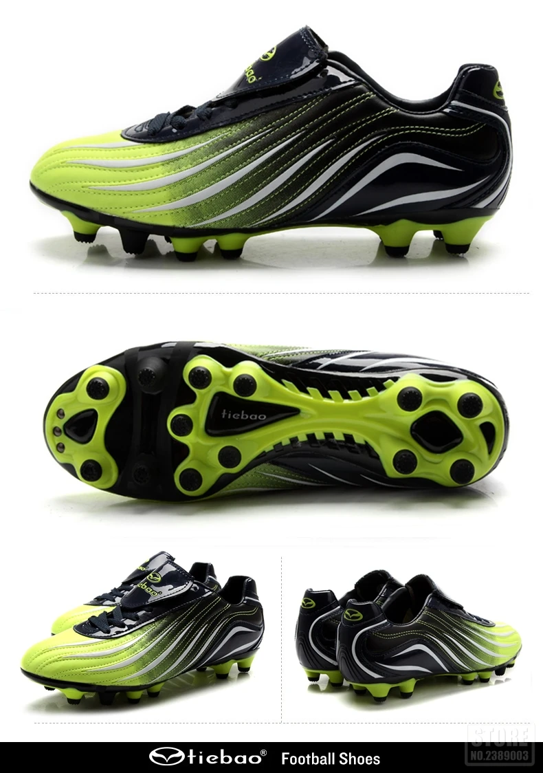 TIEBAO Professional Botas De Futbol футбольные бутсы AG подошва, для футбола обувь Обучение подростков футбольные бутсы EU 39-44
