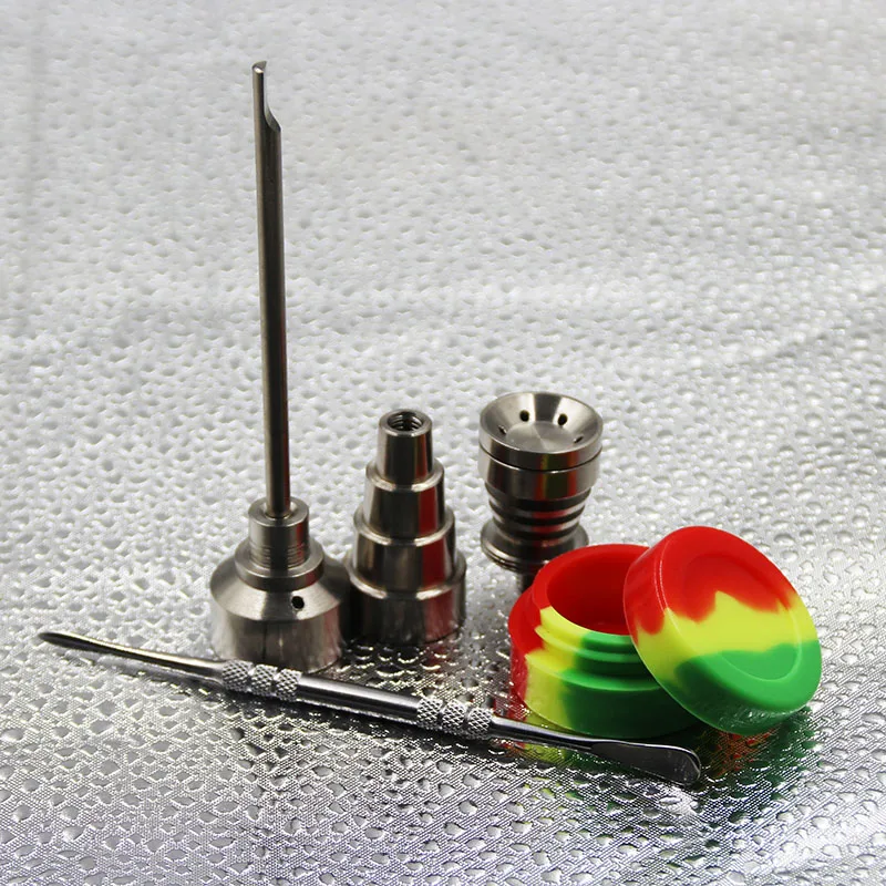 10/14/18 мм Мужская и женская Gr2 Титановая Крышка для гвоздей Carb Dabber dab rig силиконовая