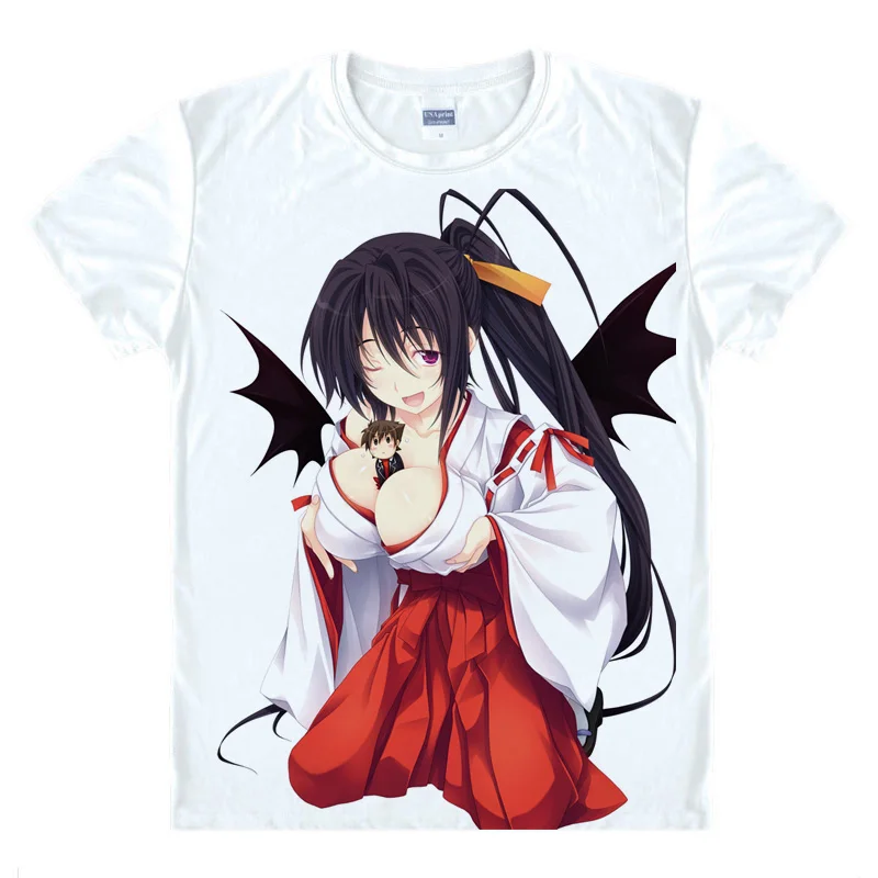 Style 14 Coolprint/футболка в стиле аниме для старшей школы; DXD BorN; футболки с короткими рукавами; Xenovia Quarta Akeno Himejima; футболки для косплея - Цвет: Style 14