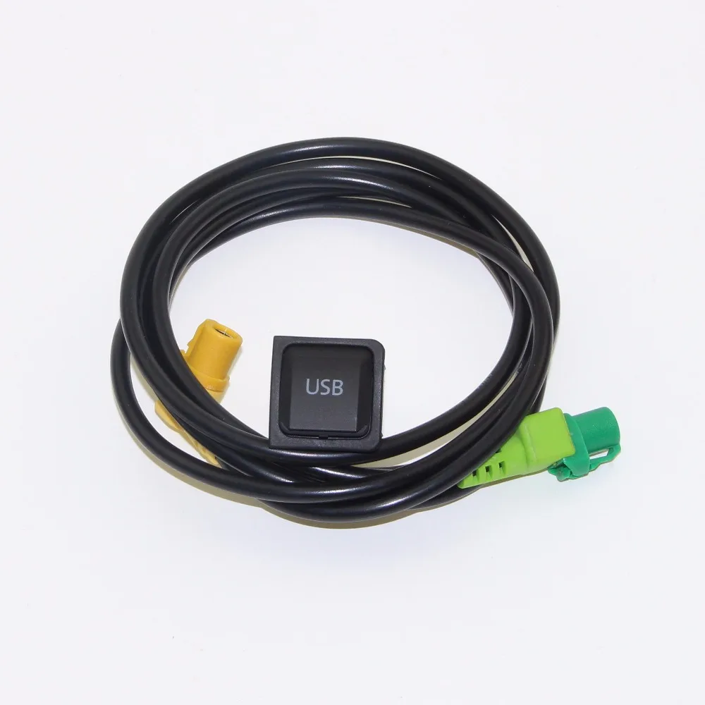 Для VW Golf 5/6 Scirocco Passat jetta mk6 USB Вход разъем USB поверхность+ кабель RCD510 5KD 035 726 5KD035726A