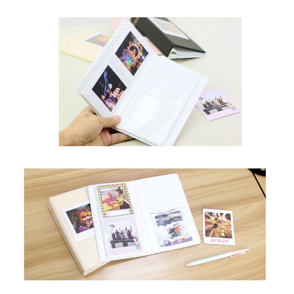 Для FujiFilm Instax Square SQ10 камера SP-3 принтер пленка фотобумага 64 кармана фотоальбом для хранения розовый черный желтый синий