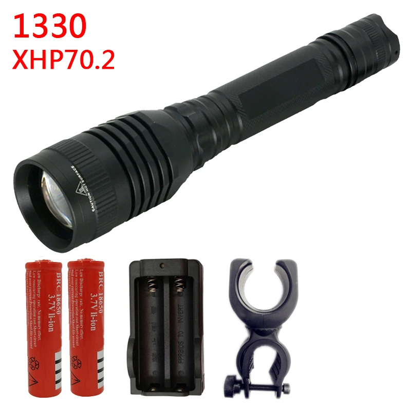 Litwod Z20 CREE XLamp XHP70.2 32 Вт тактический светодиодный фонарик 18650 8000 лм мощный зум для охоты светильник - Испускаемый цвет: Option C