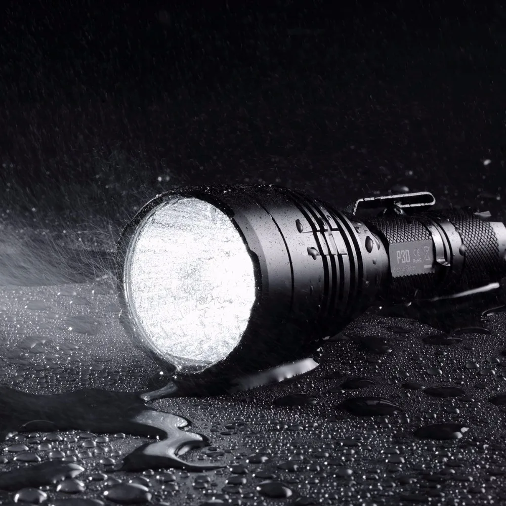 Бесплатная доставка NITECORE 1000 люмен P30 Охотничий Тактический фонарь + 18650