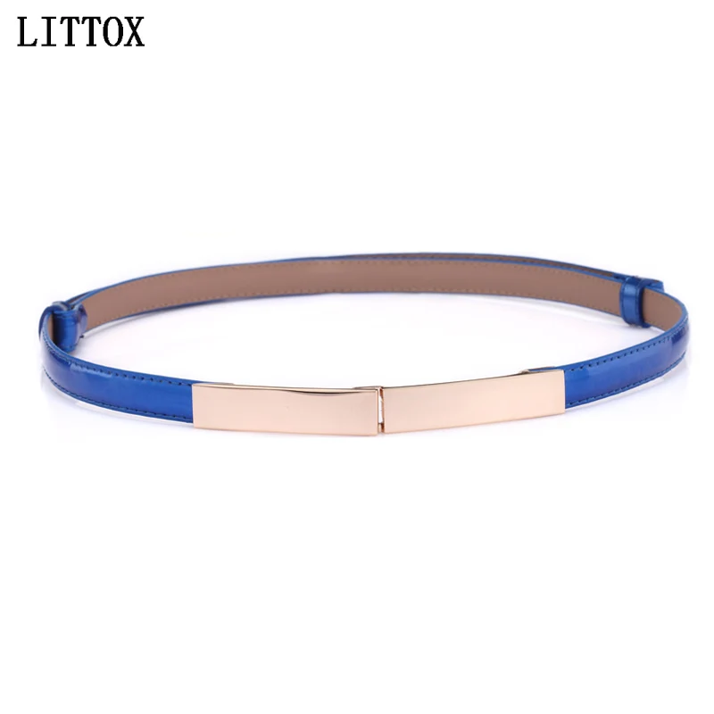 Ремень из лакированной кожи для женщин тонкий пояс карамельного цвета мягкий