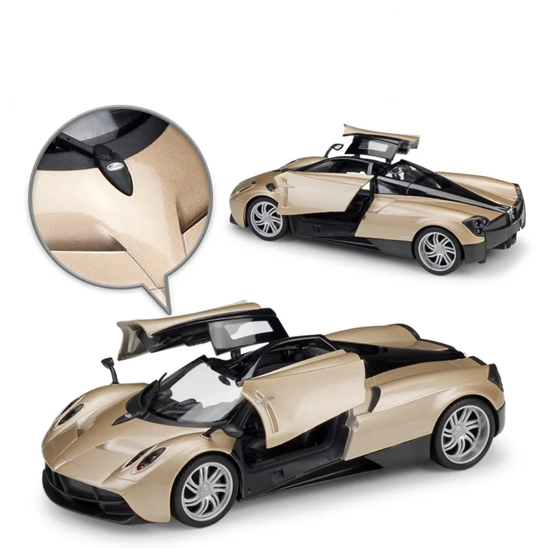 1:24 Welly PAGANI HUAYRA Золотой/белый/красный/синий литой модельный автомобиль