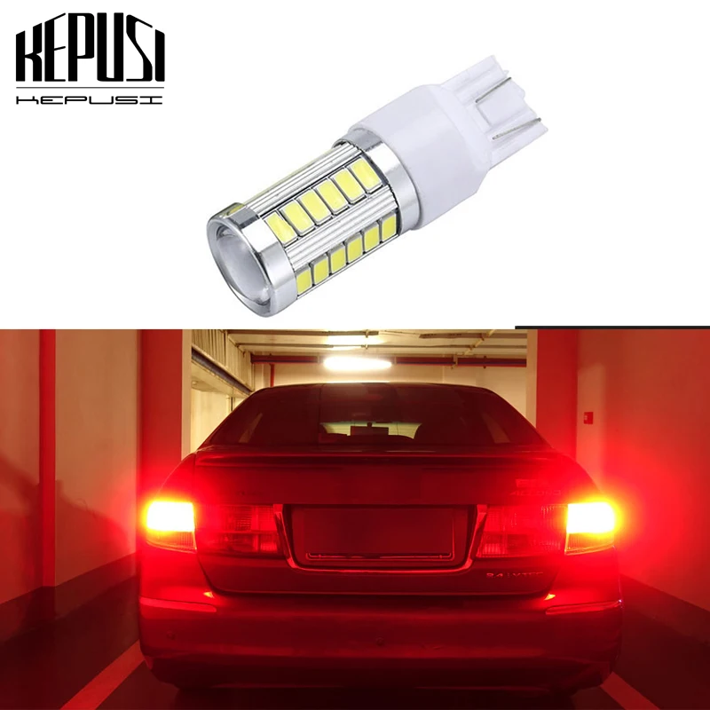 1 шт. T20 7443 W21/5 Вт 5630 CANBUS 12 в LED свет для VW MK3 MK4 Lavida Sagitar Touarge Touran Passat B6 Magotan Jetta Golf