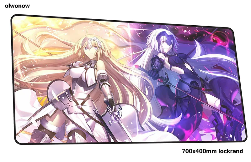 Fate Apocrypha коврик для мыши 700x400x3 мм Самый дешевый игровой коврик для геймера большая игровая компьютерная настольная клавиатура со встроенной мышью игровые коврики
