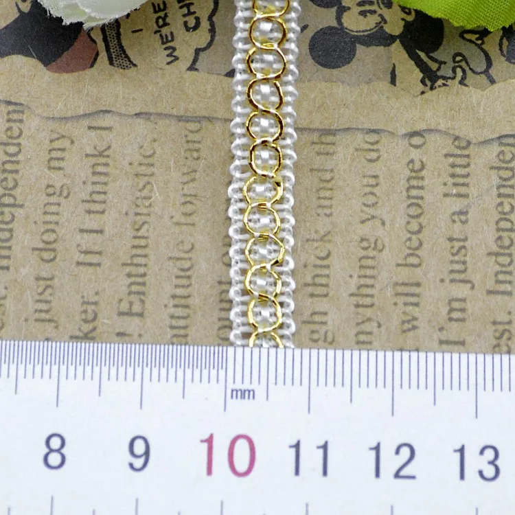 100 метров золотистые серебристые стеклянные черные волнистые тканевые украшения