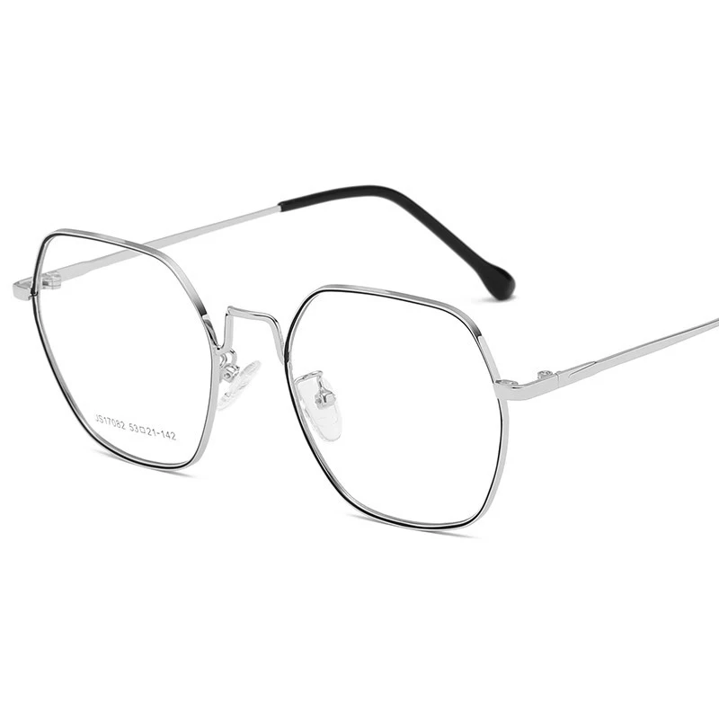 Огромная оправа Рецептурные очки мужские полигон модные при близорукости 1 56 61 67