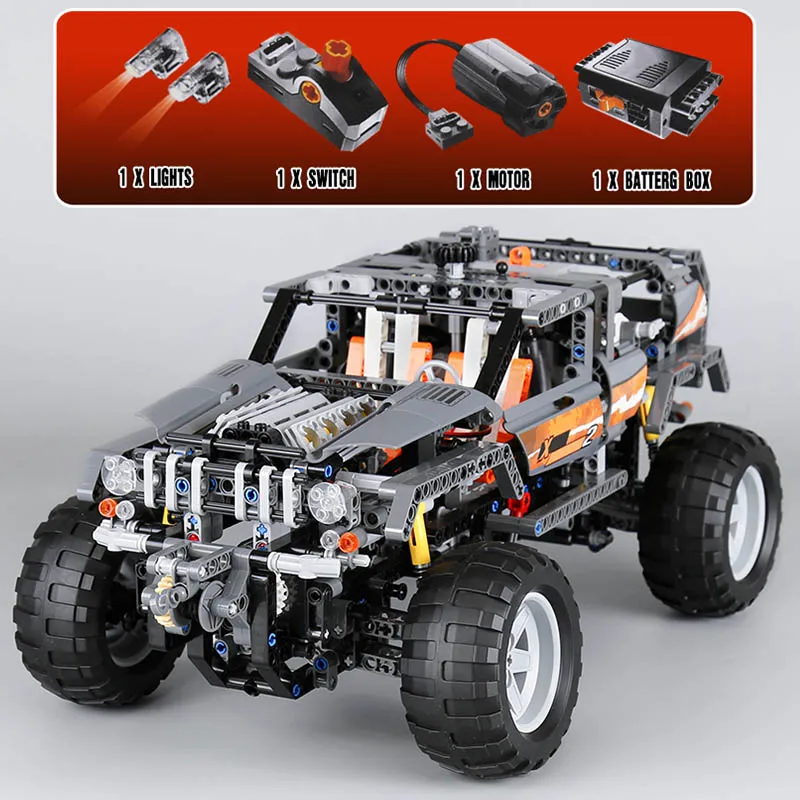 20030 Technic Ultimate внедорожник совместим с 8297 строительными блоками кирпичи игрушки