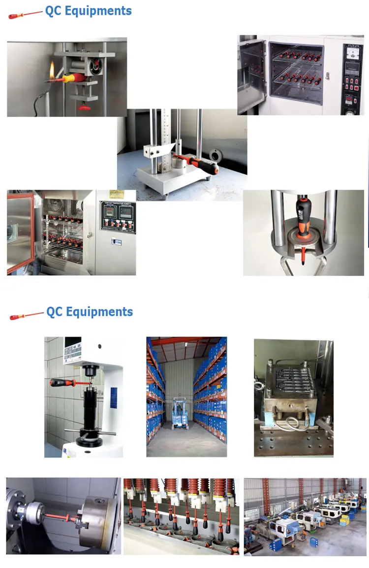 1000 В изолированный слот отвертка изолирующая Phillips Pozidriv отвертка VDE и IEC60900 сертификация безопасности