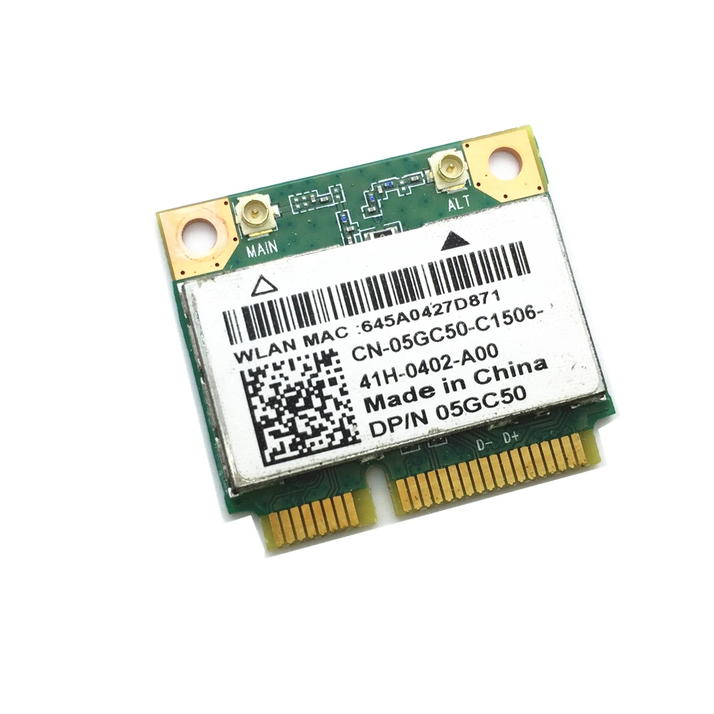 Беспроводная Wi Fi карта для ноутбука Inspiron 15 3542 05GC50 QCWB335 802.11n Bluetooth 4 0|card laptop|card sharing