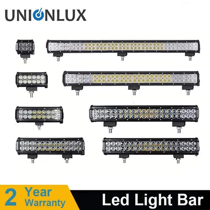 

4 7 12 17 20 28 36 44inch Offroad LED Bar Headlight Light Bar Combo Beam for 4x4 UAZ ATV Truck SUV 12V 24V LED Work Light