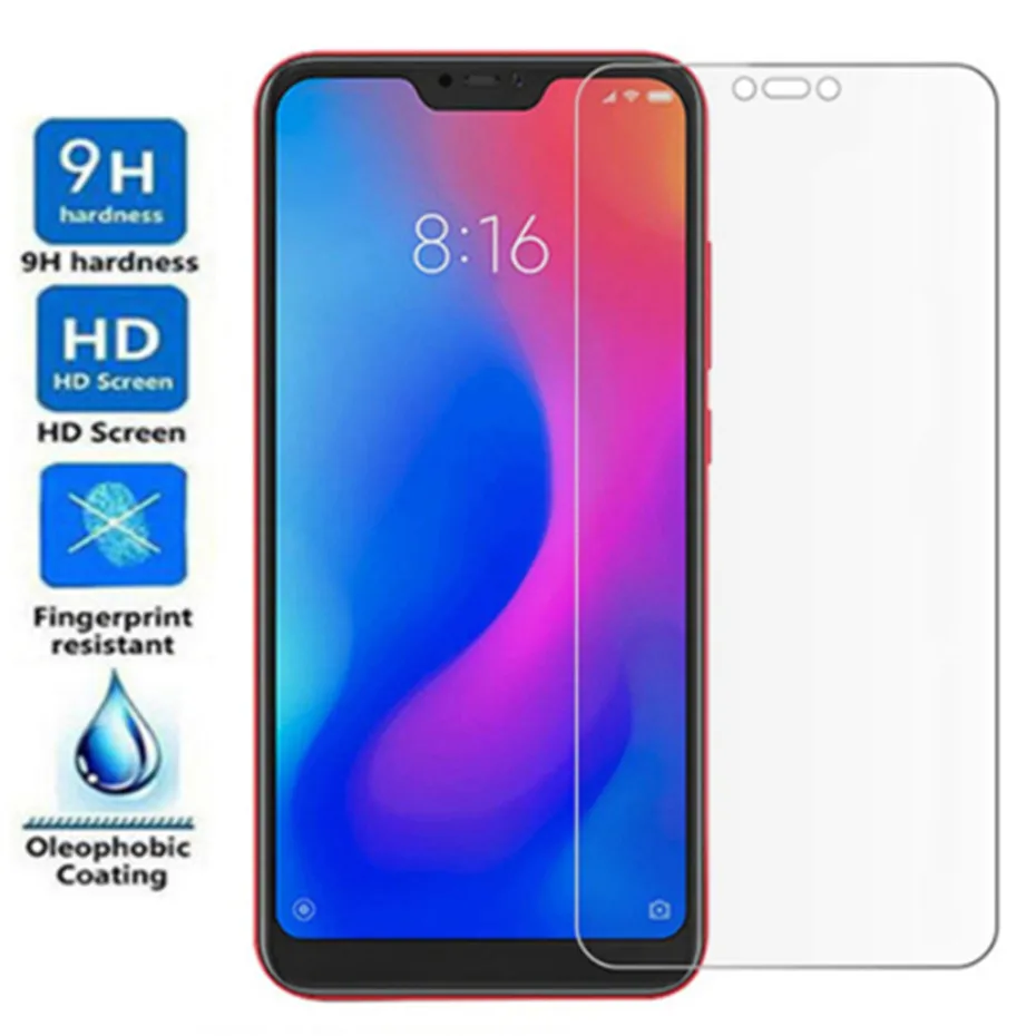 Для xiaomi a2 lite Mi A1 5X 6X 8 Защитная стеклянная пленка для экрана закаленное стекло xiomi