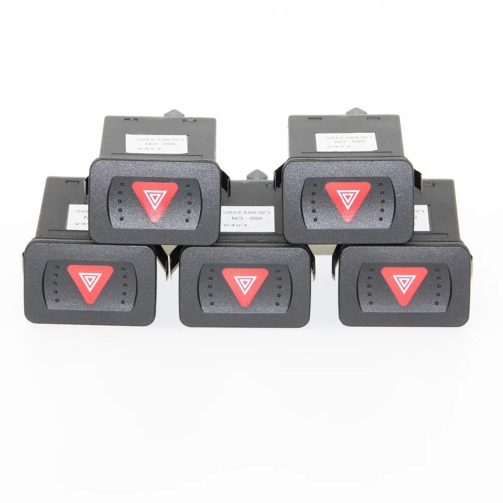 5 шт. OEM прерыватель де advertencia flash abeto para 4 VW Bora Golf Mk4 1J0 953 235 C 235c|Переключатели и рычаги