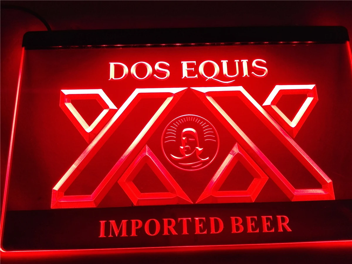 

LE042- Dos Equis Beer Bar Pub Restaurant Light Sign
