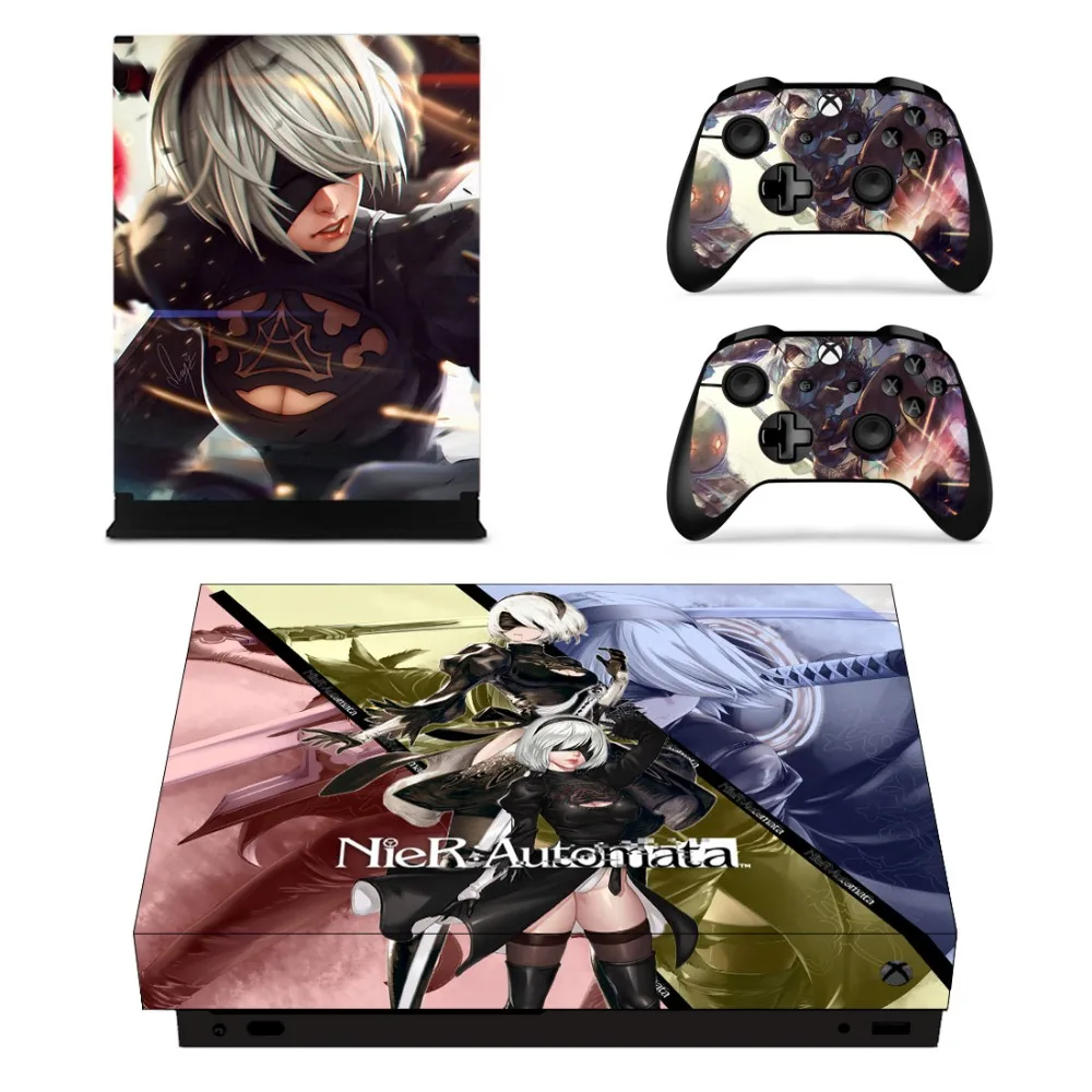 NieR Automata Лицевая панель консоль и наклейка на контроллер для Xbox One X + кожу