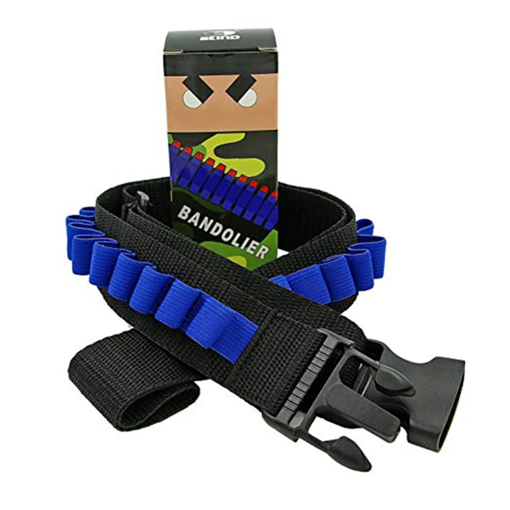 Gift box packaging 1 Черное детское игрушечное ружье пули плечевой ремень Ekind для игры Nerf пистолет - Цвет: Gift box packaging 1