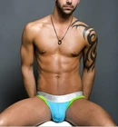 Трусы-стринги мужские хлопковые, бикини, бандаж, Т-образный вырез, трусы для геев, нижнее белье