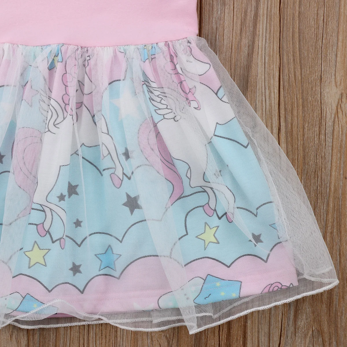 Pretty Girls Dress Kids Baby Sleeveless Floral Unicorn Pageant Party Tutu Tulle Sundress 0-4T | Детская одежда и обувь